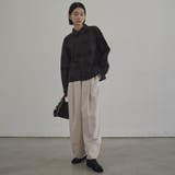 【新色登場】3Dフラワー刺繍 ロングスリーブシャツ(ドット柄) | coen【women】 | 詳細画像2