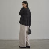 【新色登場】3Dフラワー刺繍 ロングスリーブシャツ(ドット柄) | coen【women】 | 詳細画像3