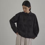 【新色登場】3Dフラワー刺繍 ロングスリーブシャツ(ドット柄) | coen【women】 | 詳細画像5