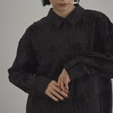 【新色登場】3Dフラワー刺繍 ロングスリーブシャツ(ドット柄) | coen【women】 | 詳細画像8