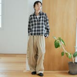 シアーオンブレチェック レギュラーカラーシャツ | coen【women】 | 詳細画像8