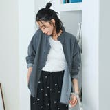 スタンドネックデニムフリルブラウス | coen【women】 | 詳細画像5 