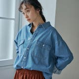 COBALT | オーバーサイズデニムワークシャツ | coen【women】
