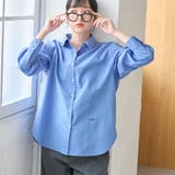 LT.BLUE | 【定番シャツがリニューアル◎ 防しわ】イージーケア レギュラーカラーアソートシャ… | coen【women】