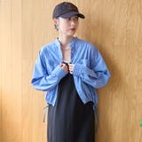 【防シワ】イージーケア サイドリボン短丈アソートバンドカラーシャツ | coen【women】 | 詳細画像24