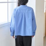 【防シワ】イージーケア サイドリボン短丈アソートバンドカラーシャツ | coen【women】 | 詳細画像29