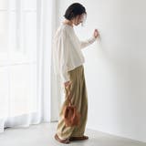 【防シワ】イージーケア サイドリボン短丈アソートバンドカラーシャツ | coen【women】 | 詳細画像3
