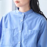 【防シワ】イージーケア サイドリボン短丈アソートバンドカラーシャツ | coen【women】 | 詳細画像30