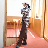 オンブレチェック レギュラーカラーライトネルシャツ | coen【women】 | 詳細画像16 