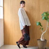 シアードビーチェック バンドカラーシャツ | coen【women】 | 詳細画像3