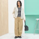 マルチパターン シアーフーディーオーバーシャツ | coen【women】 | 詳細画像2 