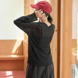 メローデザイン クルーネックレースブラウス | coen【women】 | 詳細画像13 
