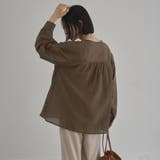 【秋カラー新登場◎/セットアイテム】シアーシャーリングシャツカーデセット | coen【women】 | 詳細画像11