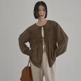 【秋カラー新登場◎/セットアイテム】シアーシャーリングシャツカーデセット | coen【women】 | 詳細画像12