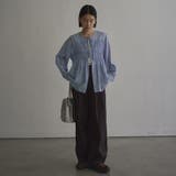 【秋カラー新登場◎/セットアイテム】シアーシャーリングシャツカーデセット | coen【women】 | 詳細画像14