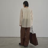 【秋カラー新登場◎/セットアイテム】シアーシャーリングシャツカーデセット | coen【women】 | 詳細画像4