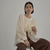 【秋カラー新登場◎/セットアイテム】シアーシャーリングシャツカーデセット | coen【women】 | 詳細画像5