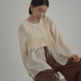 【秋カラー新登場◎/セットアイテム】シアーシャーリングシャツカーデセット | coen【women】 | 詳細画像6