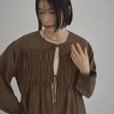 MD.BROWN | 【秋カラー新登場◎/セットアイテム】シアーシャーリングシャツカーデセット | coen【women】