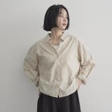 【セットアップ対応】3Dフラワー刺繍 コーデュロイレギュラーカラーシャツ | coen【women】 | 詳細画像13 