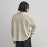 【セットアップ対応】3Dフラワー刺繍 コーデュロイレギュラーカラーシャツ | coen【women】 | 詳細画像14 