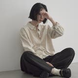 【セットアップ対応】3Dフラワー刺繍 コーデュロイレギュラーカラーシャツ | coen【women】 | 詳細画像15 