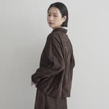 【セットアップ対応】3Dフラワー刺繍 コーデュロイレギュラーカラーシャツ | coen【women】 | 詳細画像22 