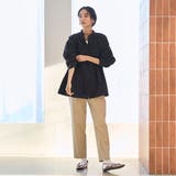 ワッシャーコットンフリルチュニックブラウス | coen【women】 | 詳細画像12