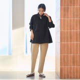 ワッシャーコットンフリルチュニックブラウス | coen【women】 | 詳細画像13