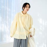 ワッシャーコットンフリルチュニックブラウス | coen【women】 | 詳細画像15