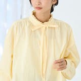 ワッシャーコットンフリルチュニックブラウス | coen【women】 | 詳細画像17