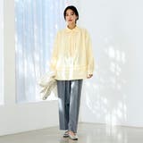 ワッシャーコットンフリルチュニックブラウス | coen【women】 | 詳細画像18