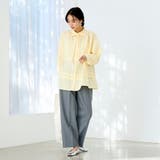 ワッシャーコットンフリルチュニックブラウス | coen【women】 | 詳細画像19