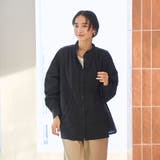 ワッシャーコットンフリルチュニックブラウス | coen【women】 | 詳細画像9