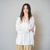 ポリエステル ボイル バックシャーリング スキッパー ブラウス | coen【women】 | 詳細画像5