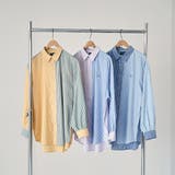 Penneys(ぺニーズ)別注クレイジーストライプオーバーシャツ | coen【women】 | 詳細画像4