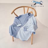 LT.BLUE | Penneys(ぺニーズ)別注クレイジーストライプオーバーシャツ | coen【women】