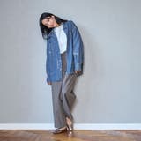 デニム刺繍オーバーシャツ | coen【women】 | 詳細画像6
