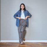 デニム刺繍オーバーシャツ | coen【women】 | 詳細画像7