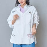 OFF WHITE | デニム刺繍オーバーシャツ | coen【women】