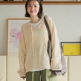 NATURAL | メッシュスキッパープルオーバー | coen【women】