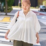 MARKET（マーケット）シャーリング キリカエ チュニック | coen【women】 | 詳細画像3 