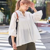OFF WHITE | MARKET（マーケット）シャーリング キリカエ チュニック | coen【women】