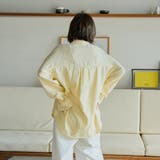 リネンレーヨンバンドカラーシャツ | coen【women】 | 詳細画像16 