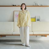 リネンレーヨンバンドカラーシャツ | coen【women】 | 詳細画像17 