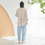 リネンレーヨンバンドカラーシャツ | coen【women】 | 詳細画像25 