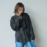 リネンレーヨンバンドカラーシャツ | coen【women】 | 詳細画像3 