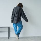 リネンレーヨンバンドカラーシャツ | coen【women】 | 詳細画像7 