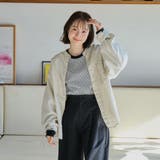 リネンレーヨンバンドカラーシャツ | coen【women】 | 詳細画像8 