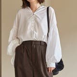 OFF WHITE | スリーブシャーリングブラウス | coen OUTLET